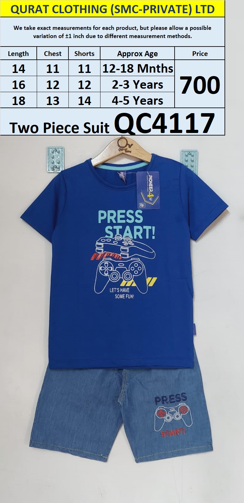 Two Piece Suit QC4117