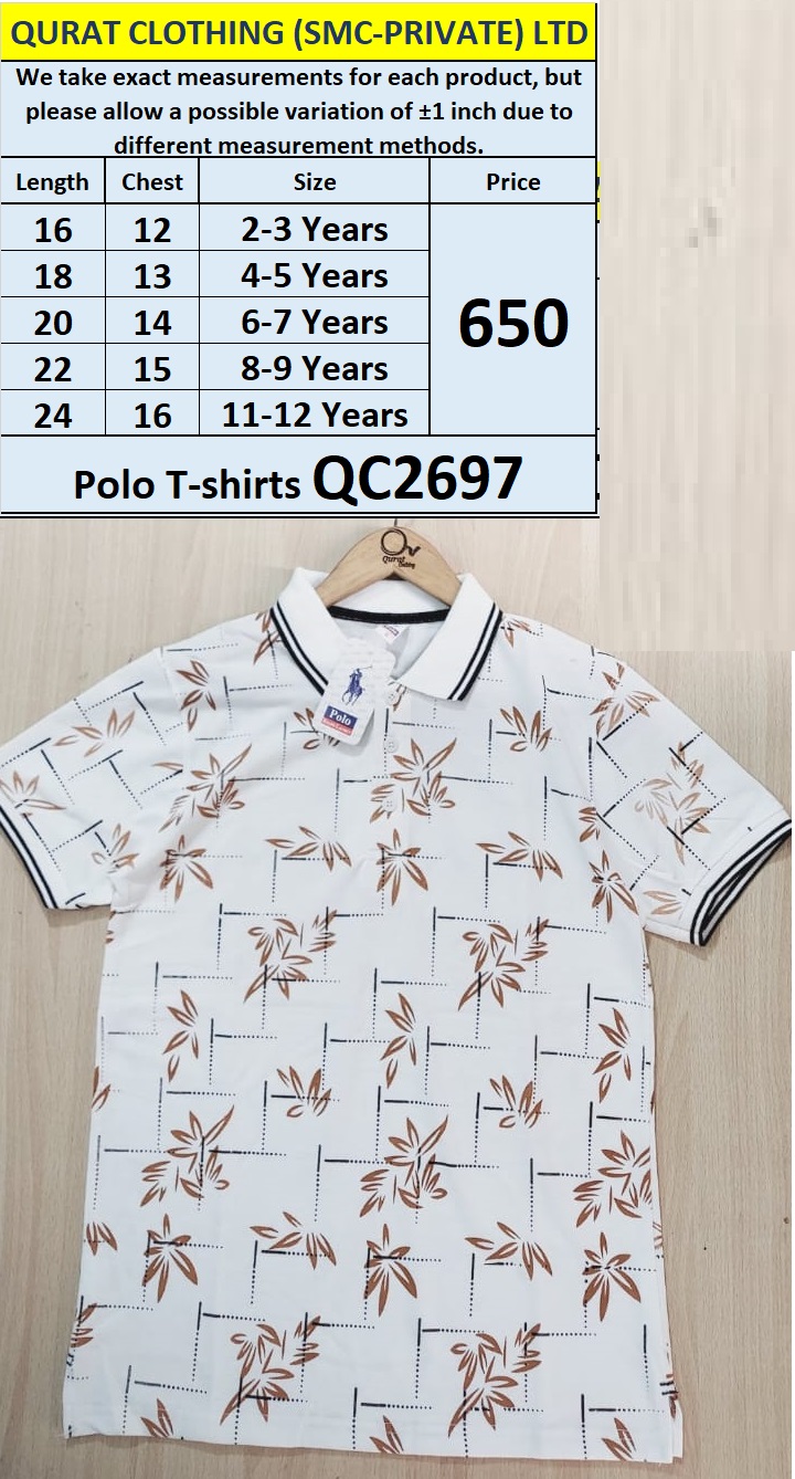 Printed Polo T-shirt QC2697