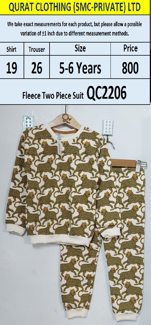 Fleece Two Piece Suit QC2206
