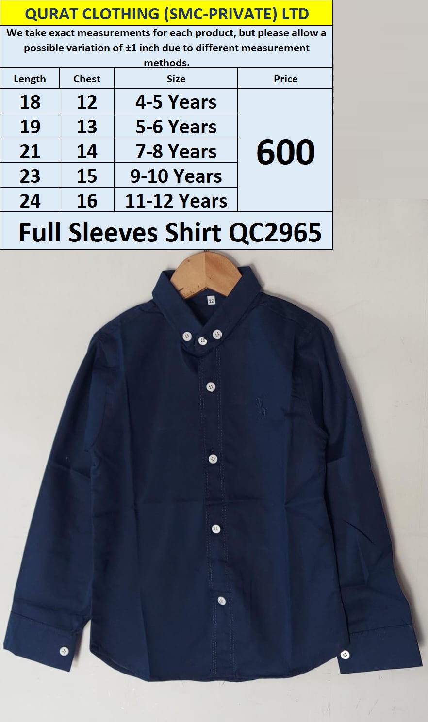Full Sleeves Shirt QC2965