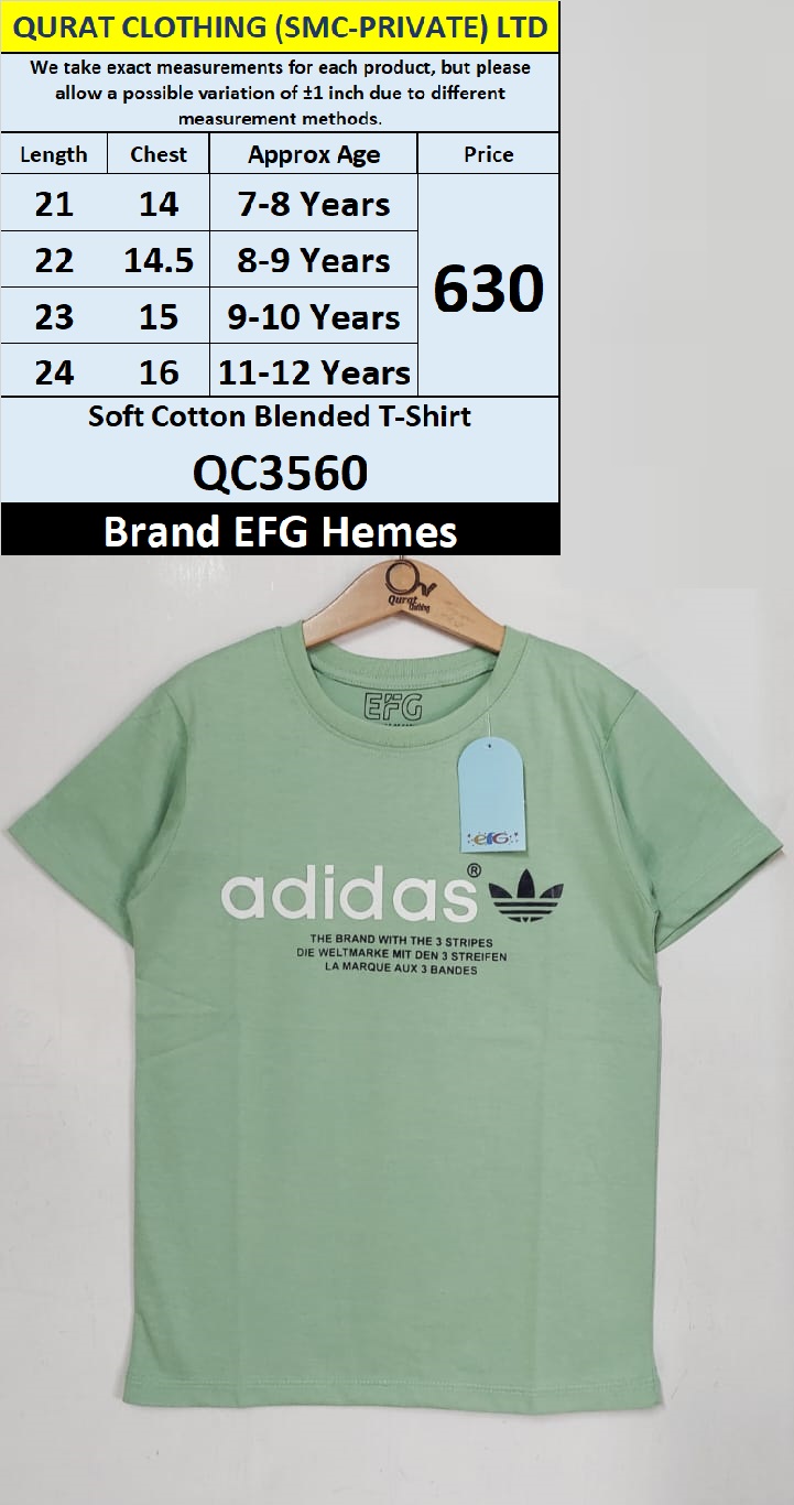 EFG Hemes Brand Soft Cotton Blended T-shirts QC3560