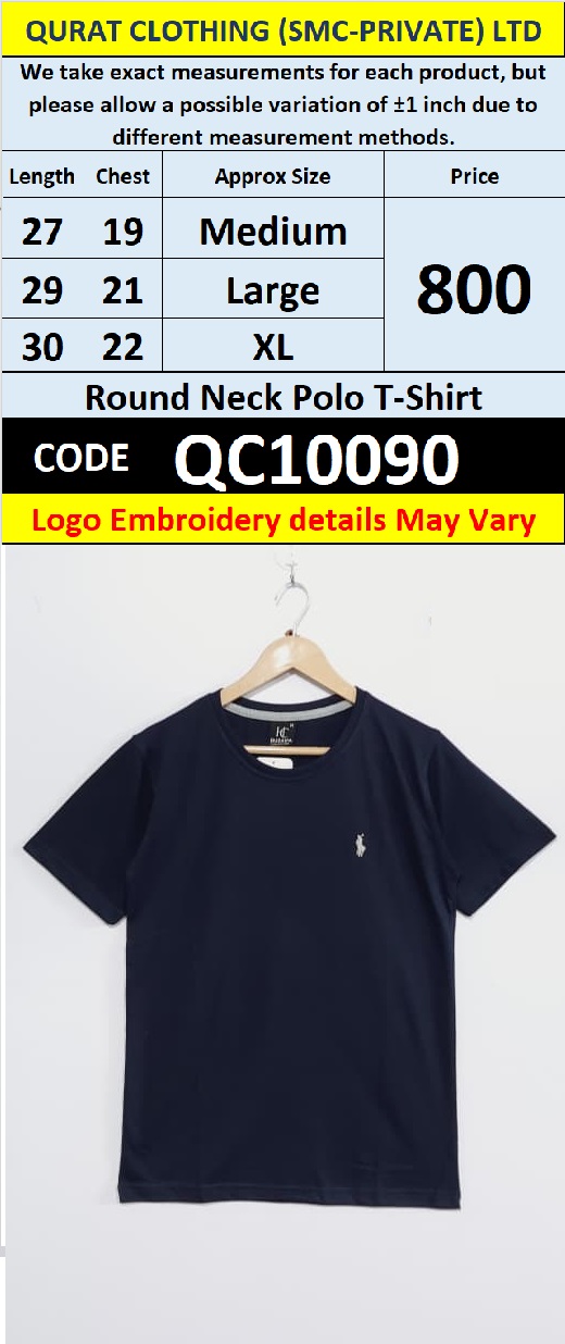 Round Neck Polo T-shirt QC10090