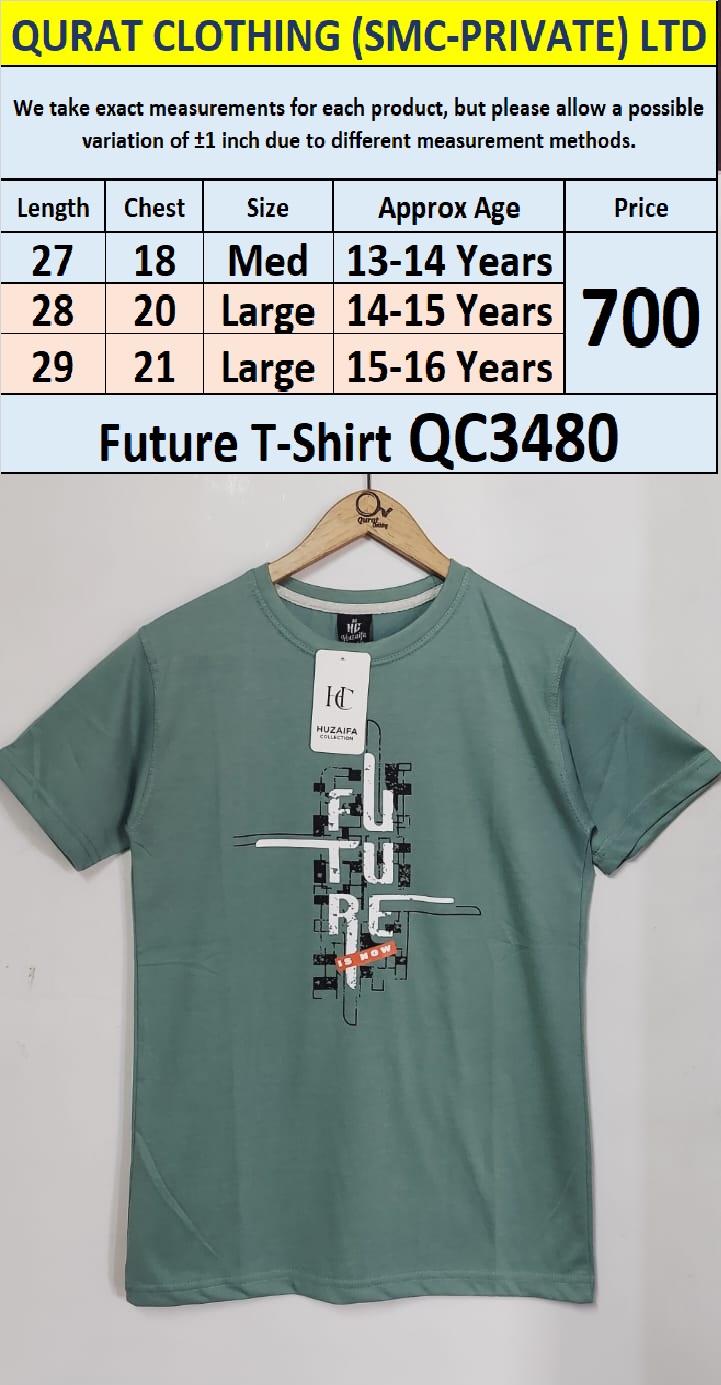 Soft Cotton Blended Future T-Shirt QC3480