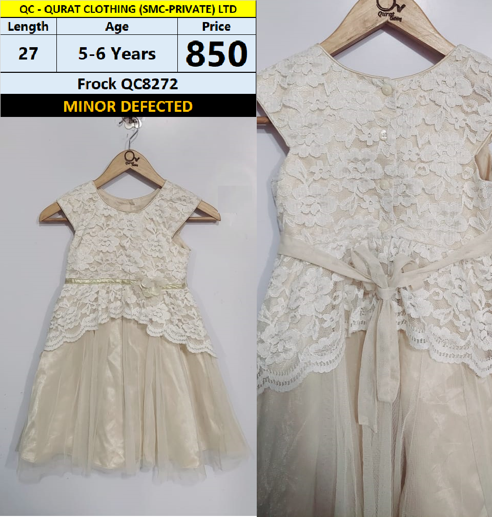 Frock QC8272 Branded but Minor Defected (no exchange no refund)