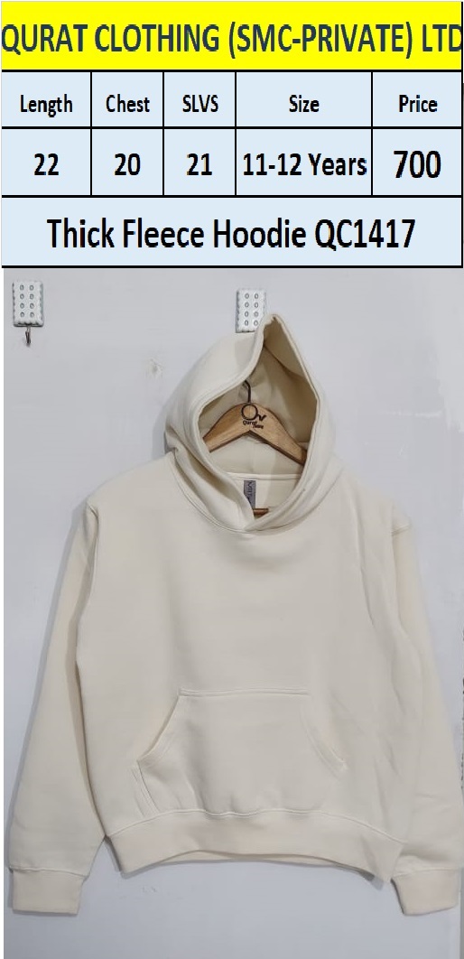 Thick Fleece Hoodie QC1417