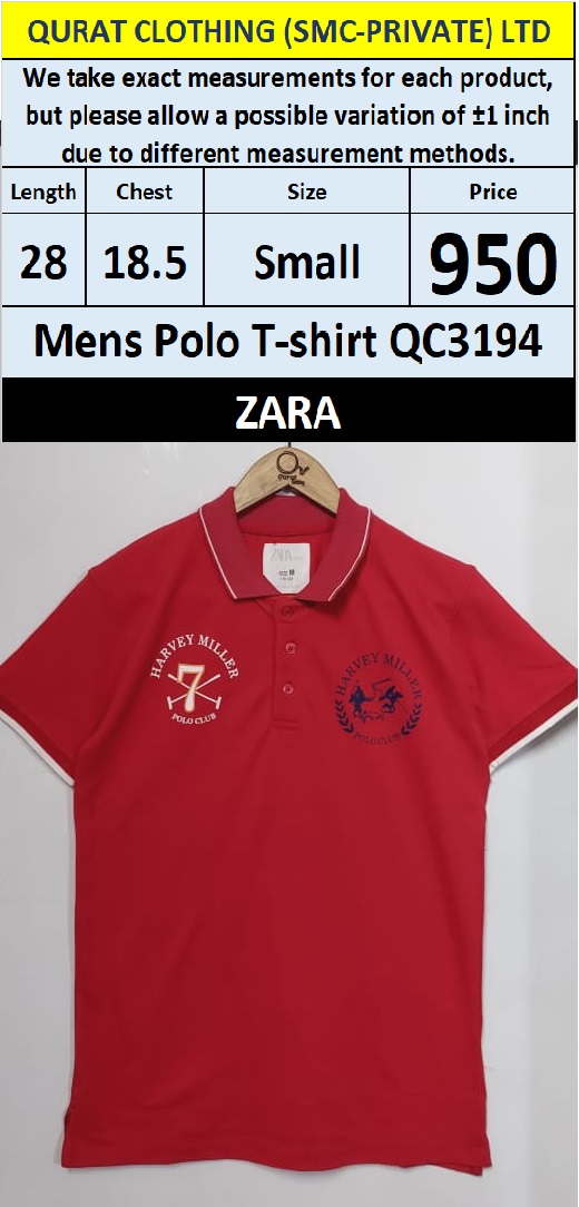 Branded Men's T-Shirt QC3194 - Export Product
