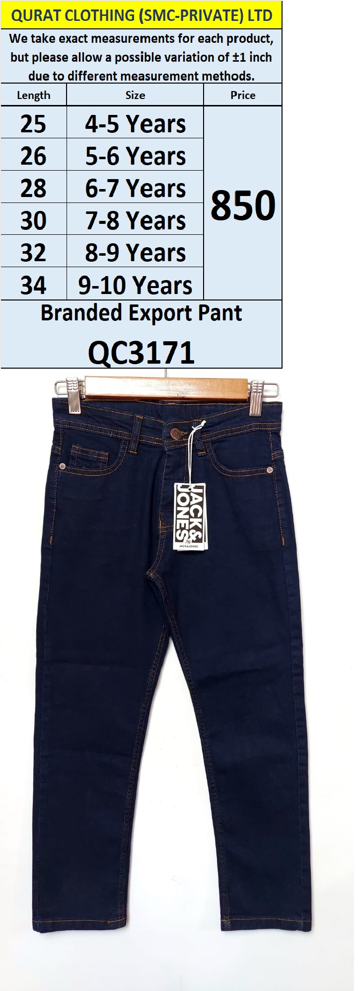 Branded Export Pant QC3171