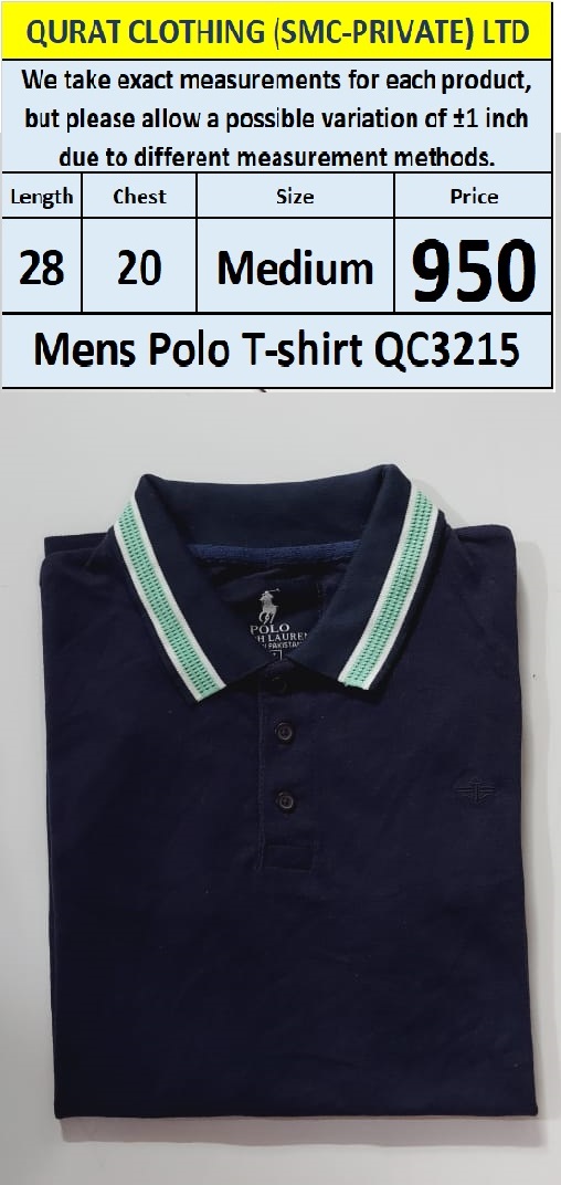 Branded Men's T-Shirt QC3215 - Export Product