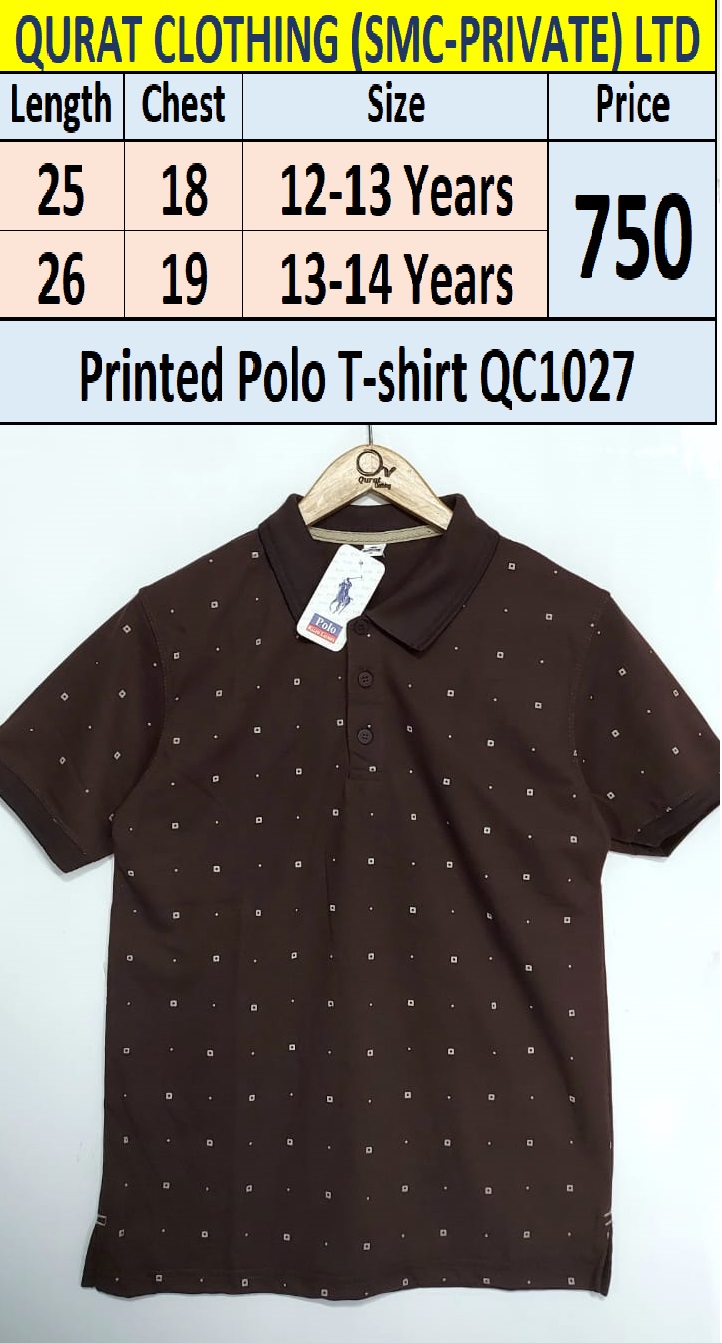 Printed Polo T-Shirt QC1027
