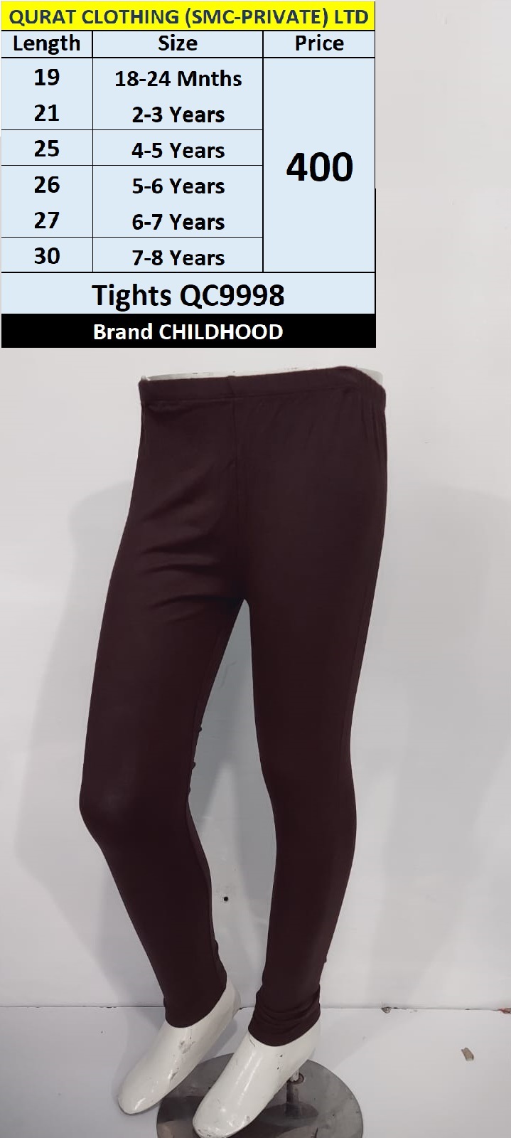 Childhood Brand Brown Tights QC9998