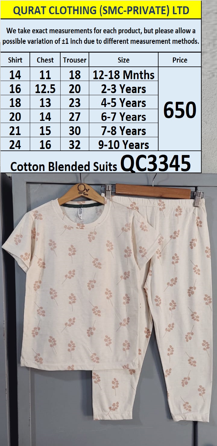 Cotton Blended Suit QC3345