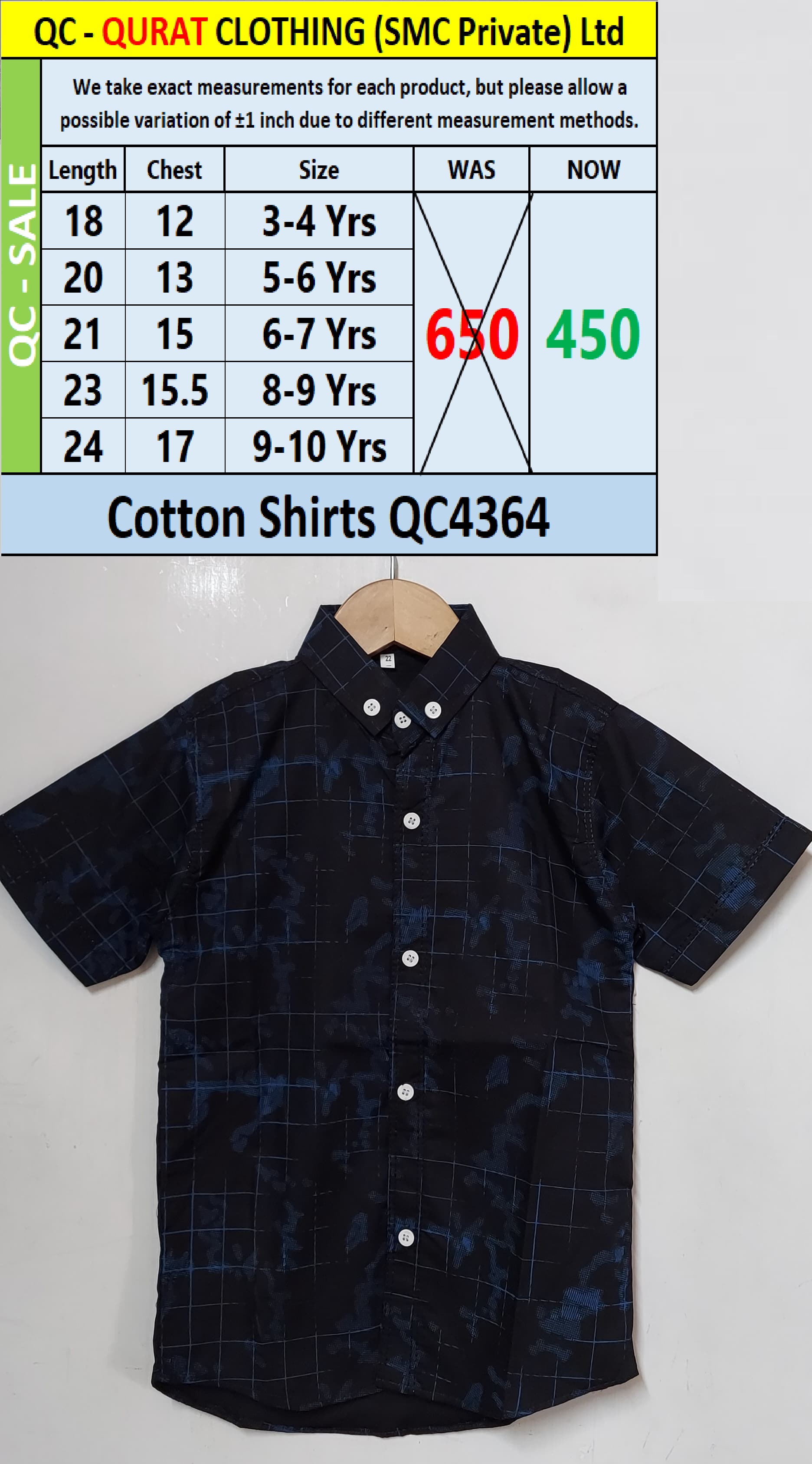 Cotton Shirts QC4364