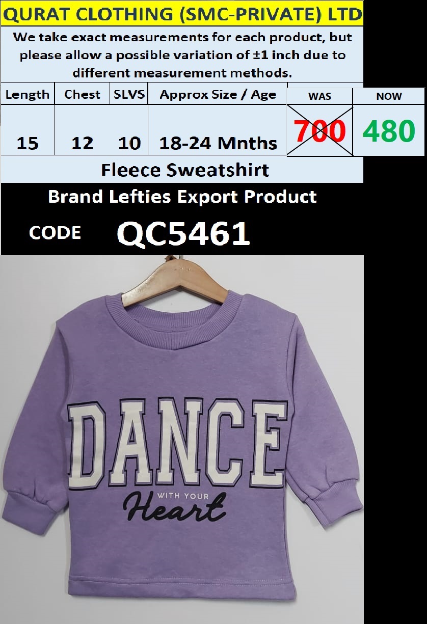 Brand Lefties Fleece Sweatshirt Export Europe - QC5461