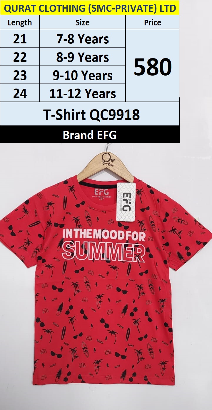 EFG Brand Summer Mood T-Shirt QC9918