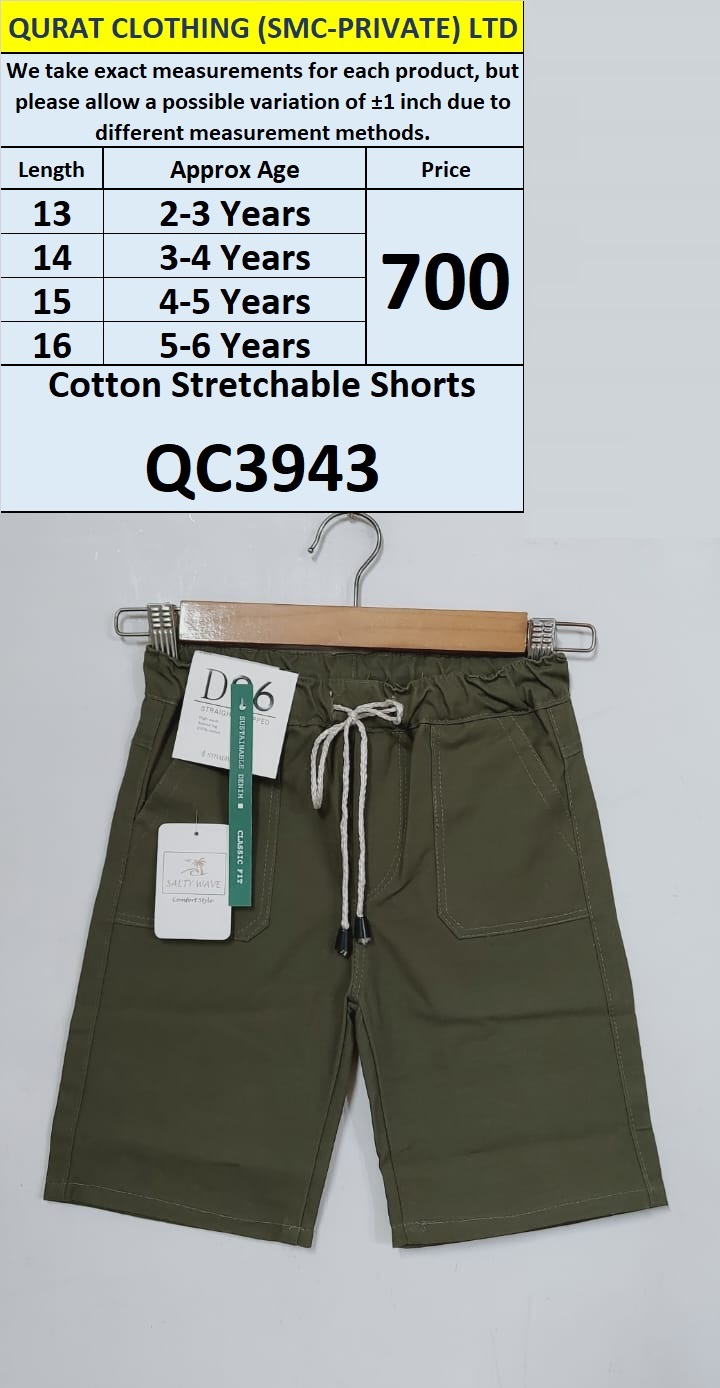 Cotton Stretchable Shorts QC3943