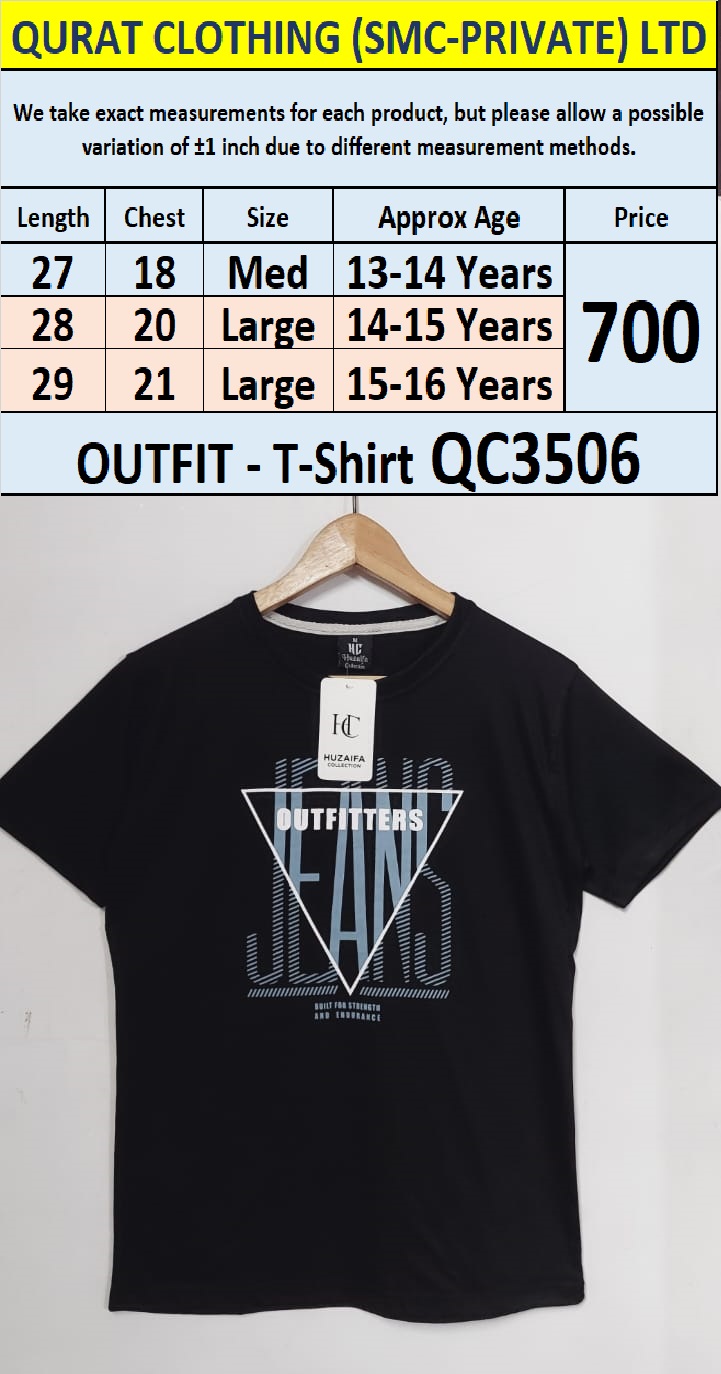 Soft Cotton Blended OUTFIT T-Shirt QC3506