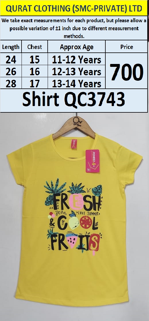 Girls T-Shirt QC3743