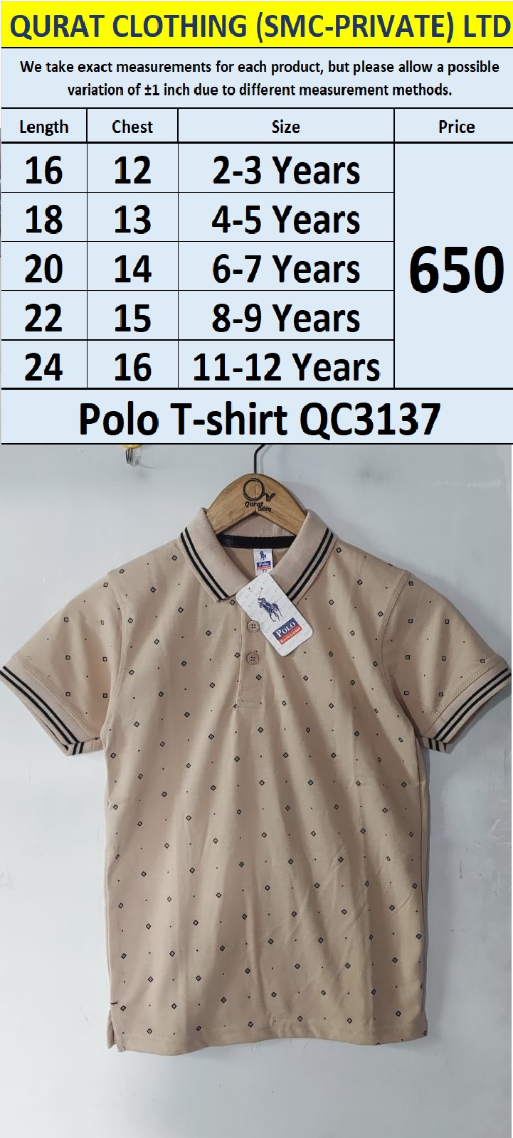 Polo T-Shirt QC3137