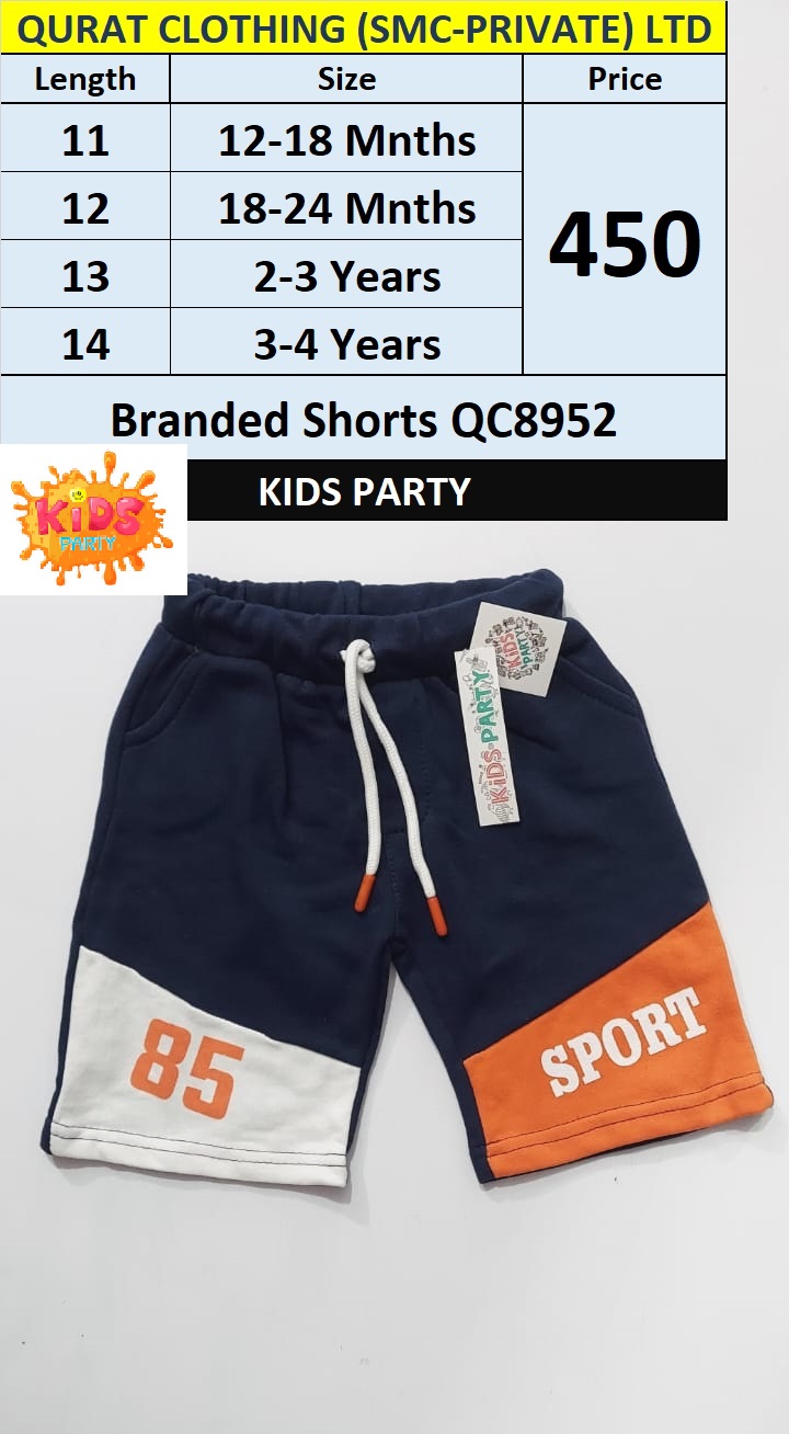 Branded Shorts QC8952 Brand Kids Party