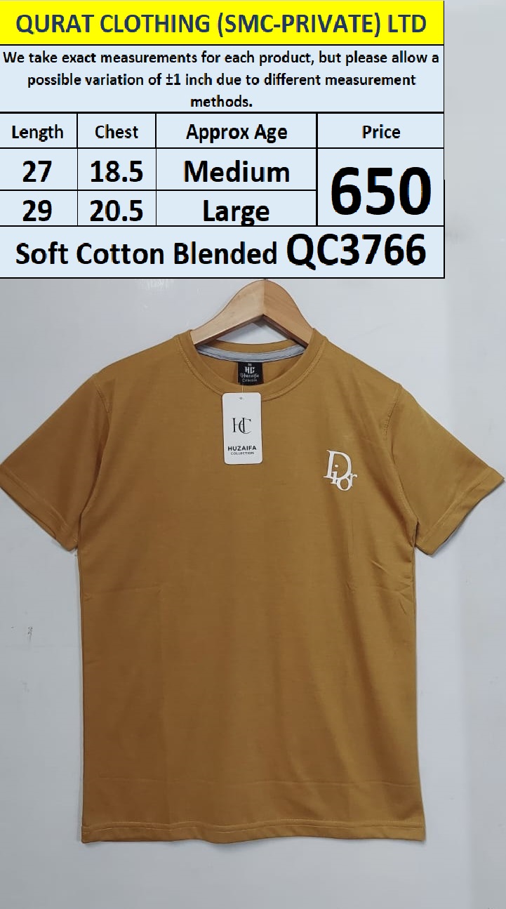 Soft Cotton Blended T-shirt QC3766