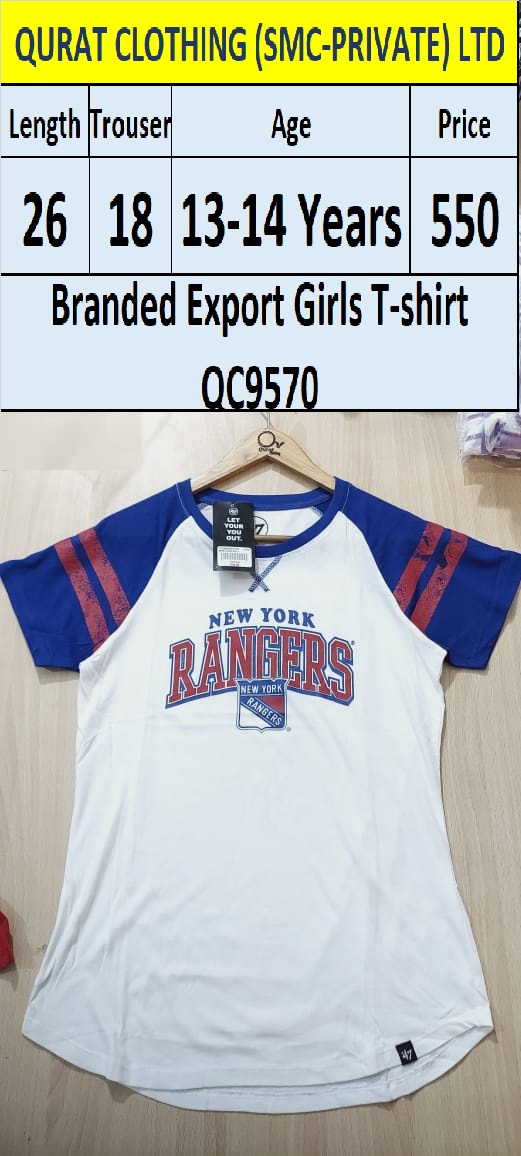 Branded Export Girls New York Rangers T-shirts QC9570