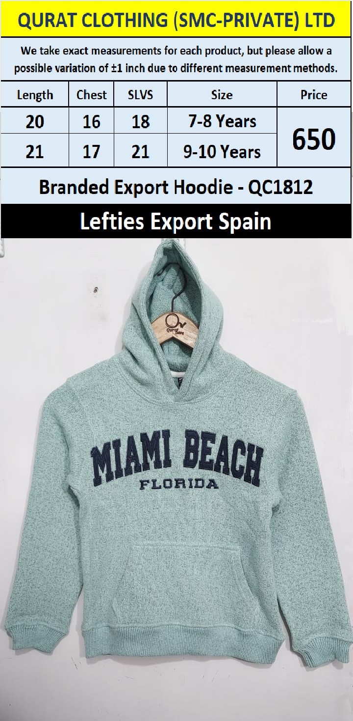 Branded Export Hoodie QC1812 