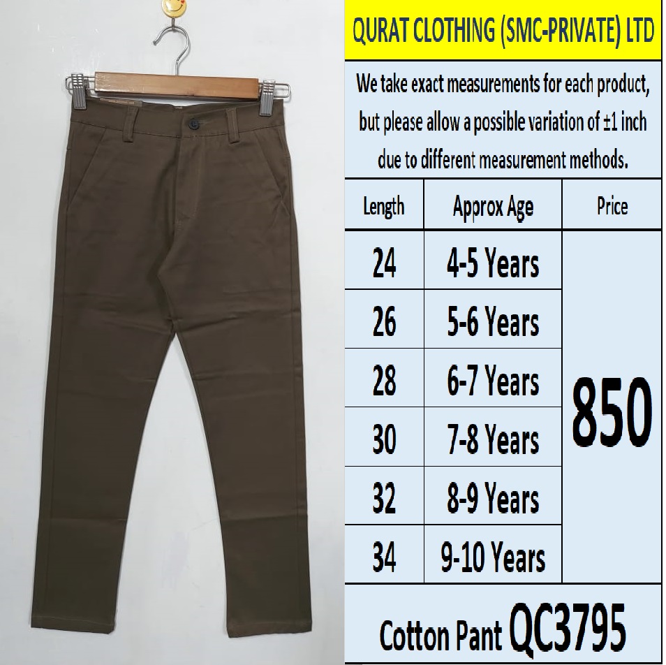Cotton Pant QC3795