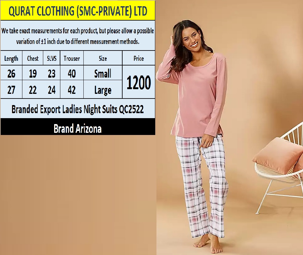 Branded Export Ladies Night Suits QC2522