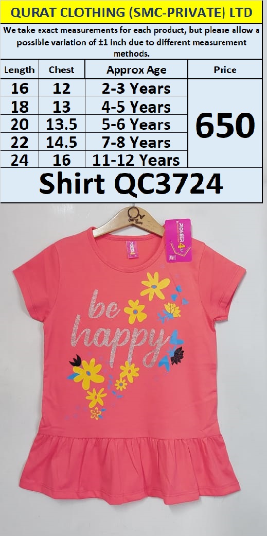 Girls T-Shirt QC3724