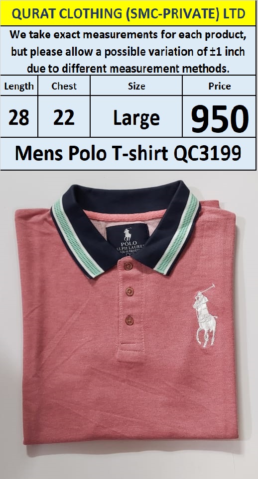  Branded Men's T-Shirt QC3199 - Export Product