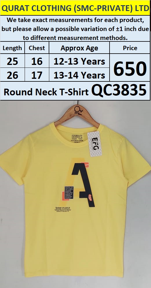 Round Neck T-Shirt QC3835