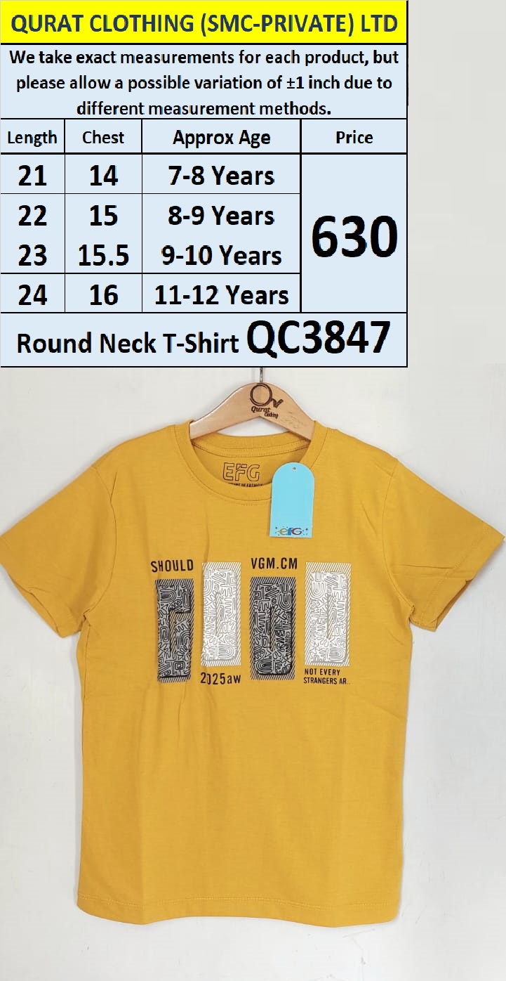 Round Neck T-Shirt QC3847