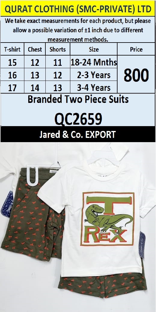 Branded Two Piece Suit QC2659 Export Jared & Co.