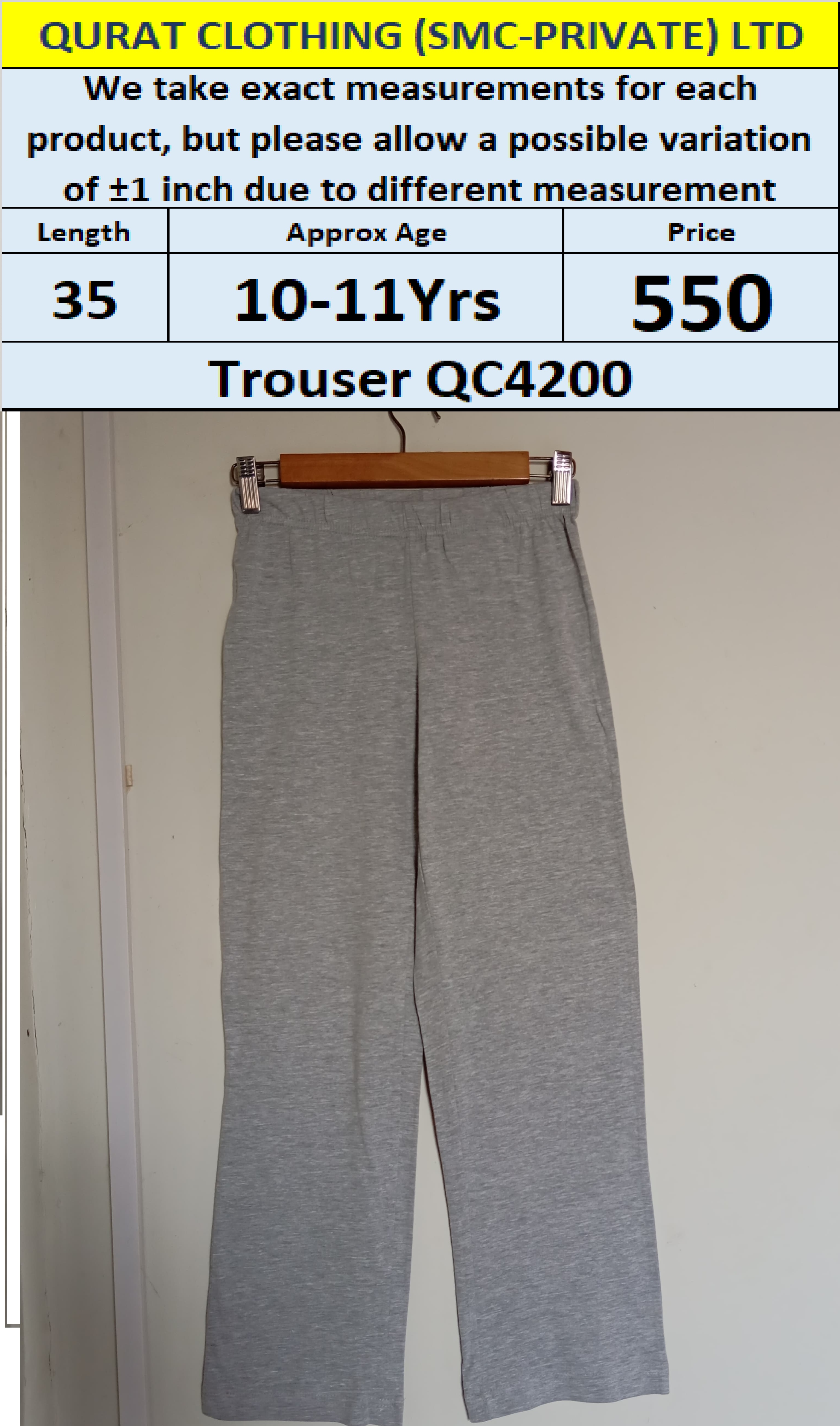 Branded Trouser QC4200