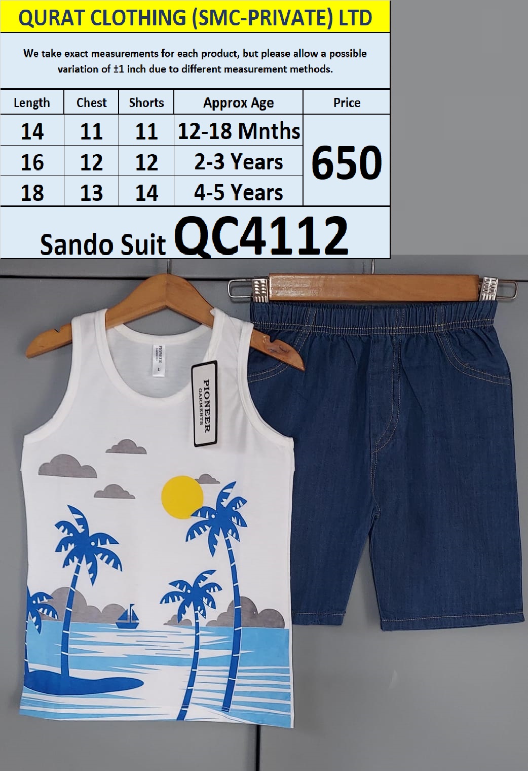 Sando Suit QC4112 - QC4112