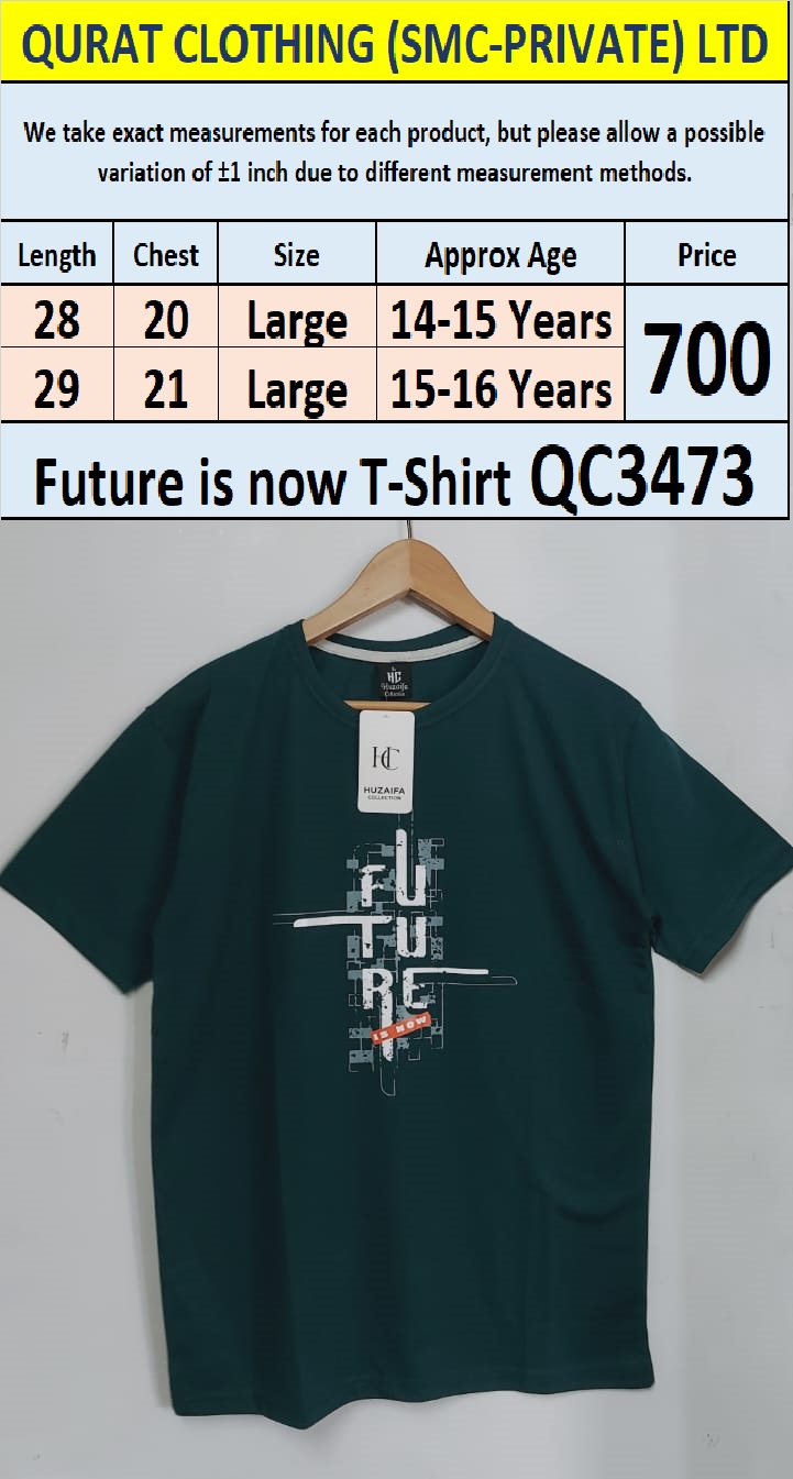 Soft Cotton Blended Think Fast T-Shirt QC3473