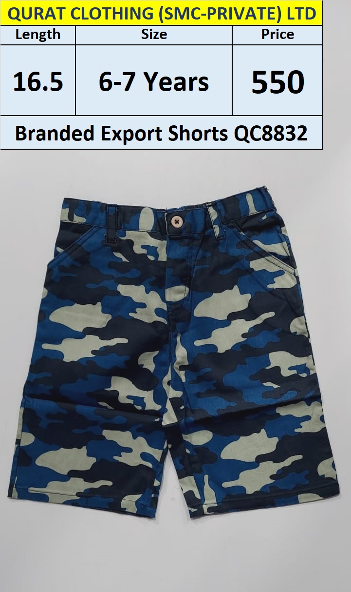 Branded Camouflage Export Shorts QC8832