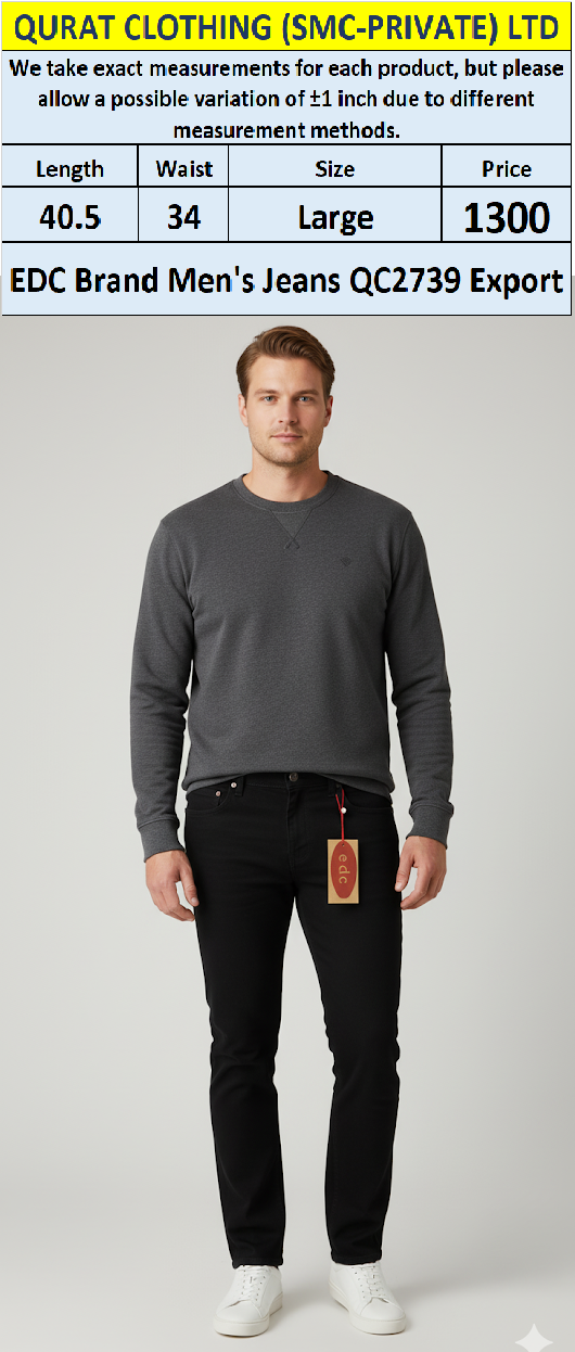 EDC Brand Men's Jeans QC2739 Export Hong Kong - QC2739