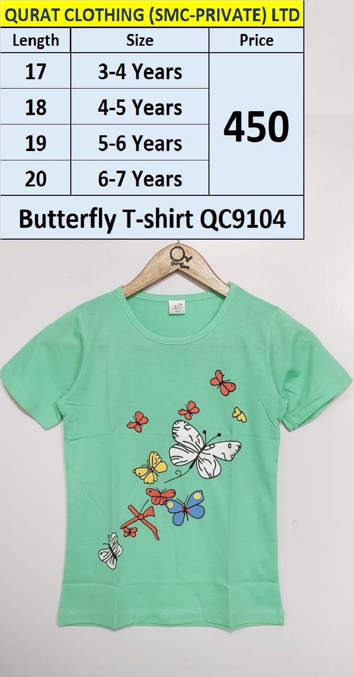 Butterfly Girls T-Shirt QC9104