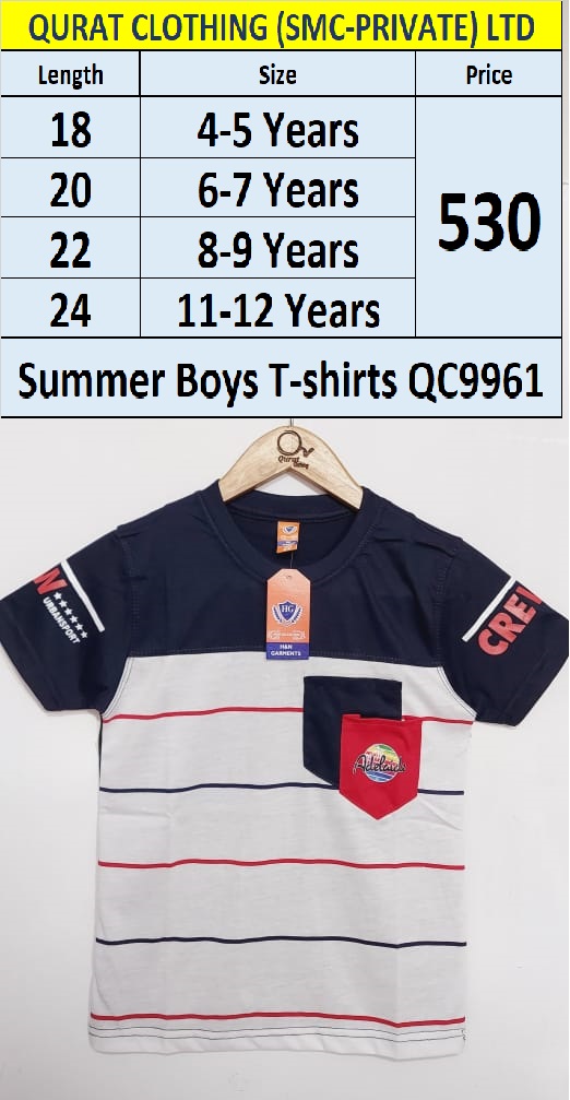 Summer Boys T-Shirt QC9961