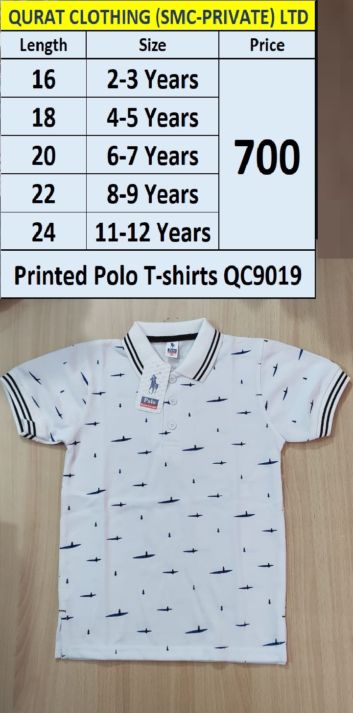 Printed Polo T-shirt QC9019