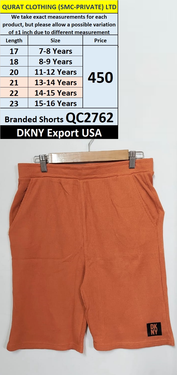 DKNY Brand Shorts QC2762 Export USA