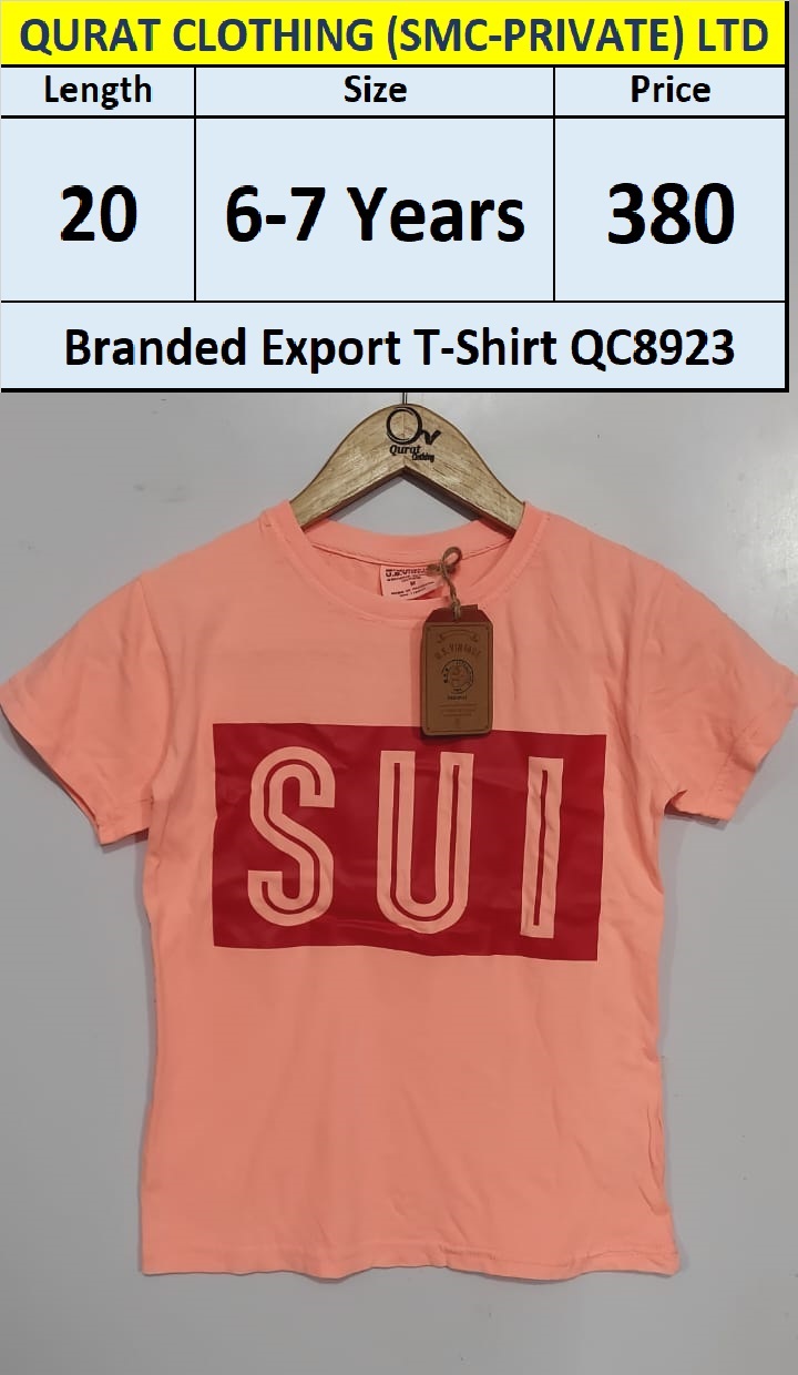 Branded Export T-shirt QC8923
