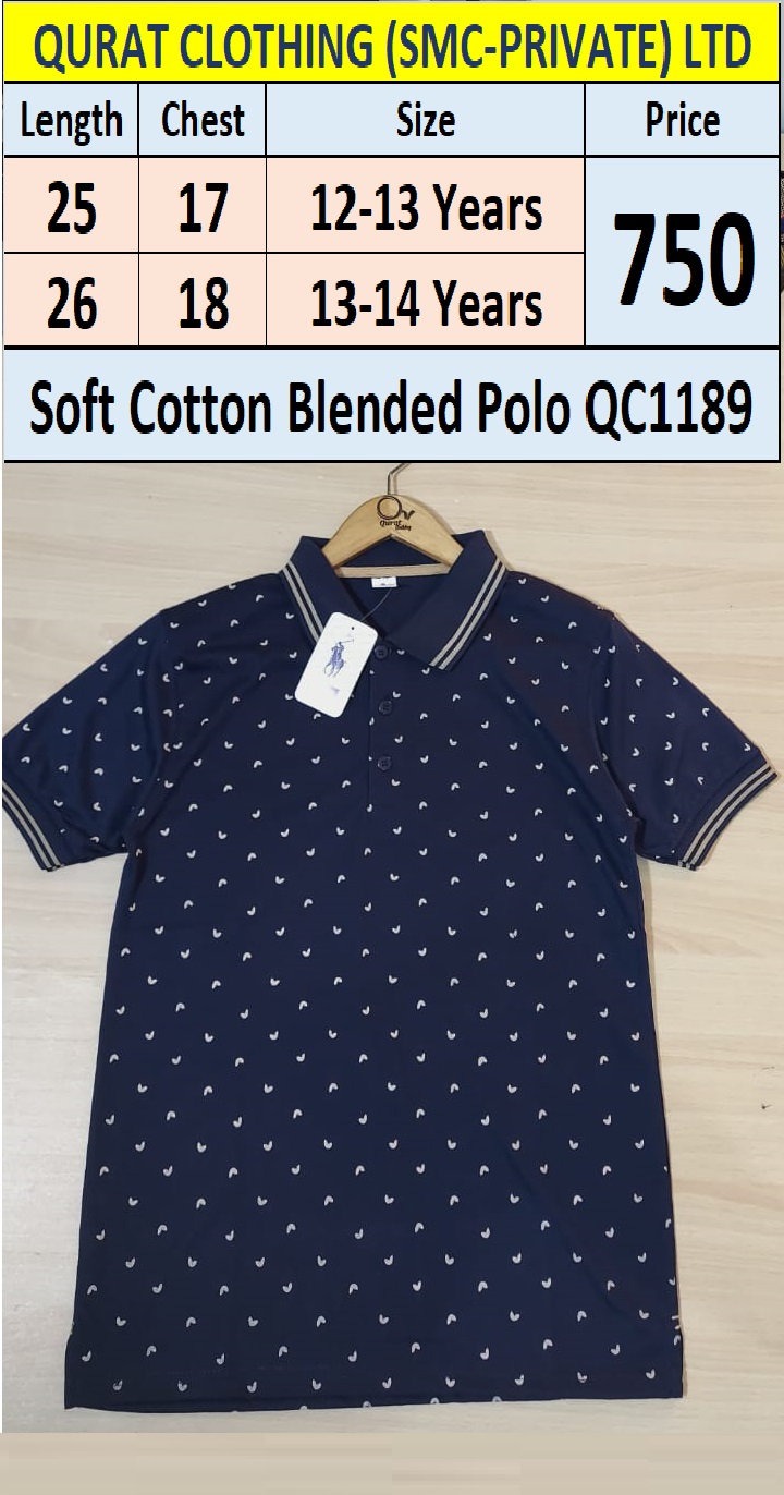 Soft Cotton Blended Polo T-Shirt QC1189