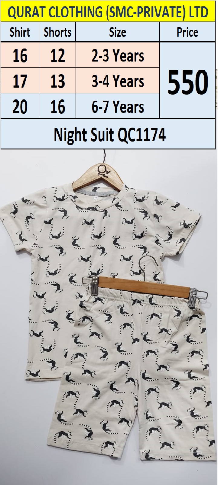 Night suit code QC1174