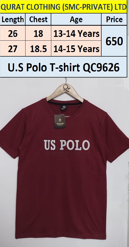  U.S Polo Round Neck T-shirt QC9626