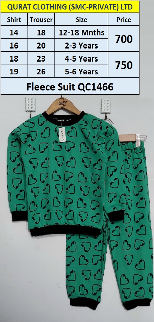 Fleece Two Piece Suit QC1466