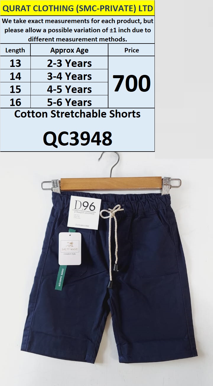 Cotton Stretchable Shorts QC3948