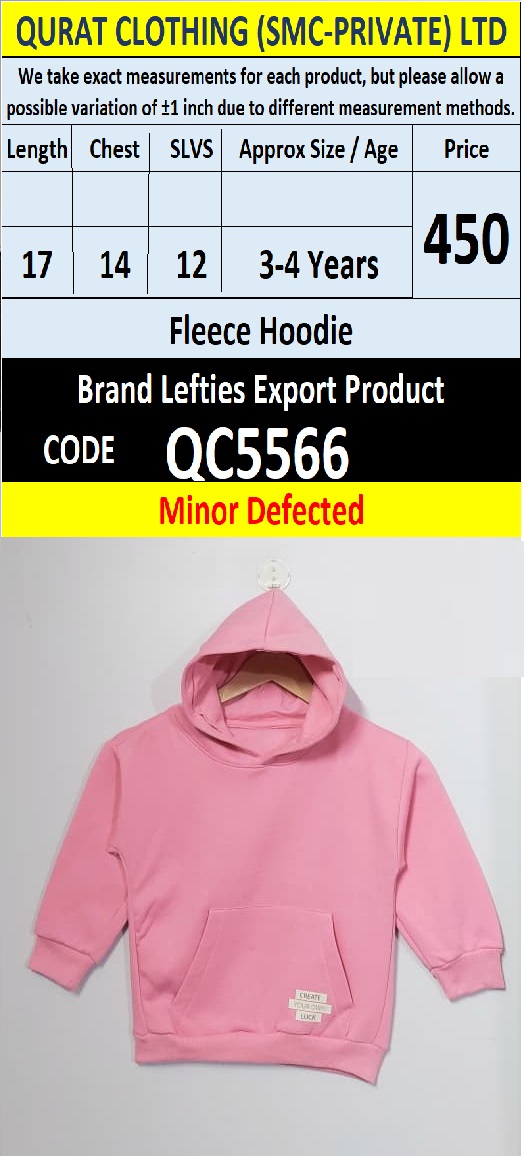 Brand Lefties Fleece Sweatshirt Export Europe or USA (Minor Defected Product) - QC5566
