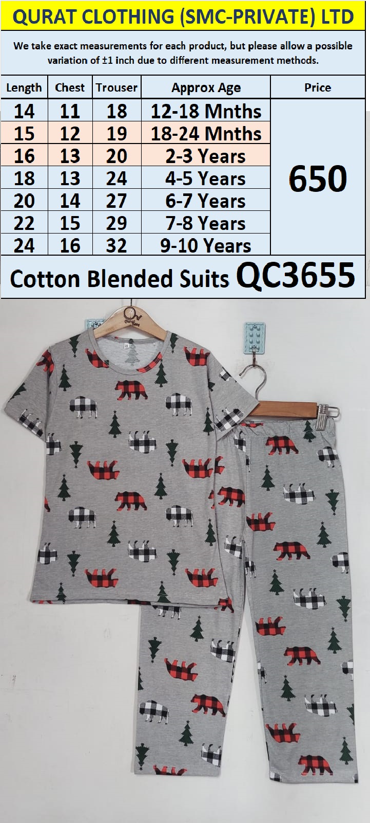 Cotton Blended Suit QC3655